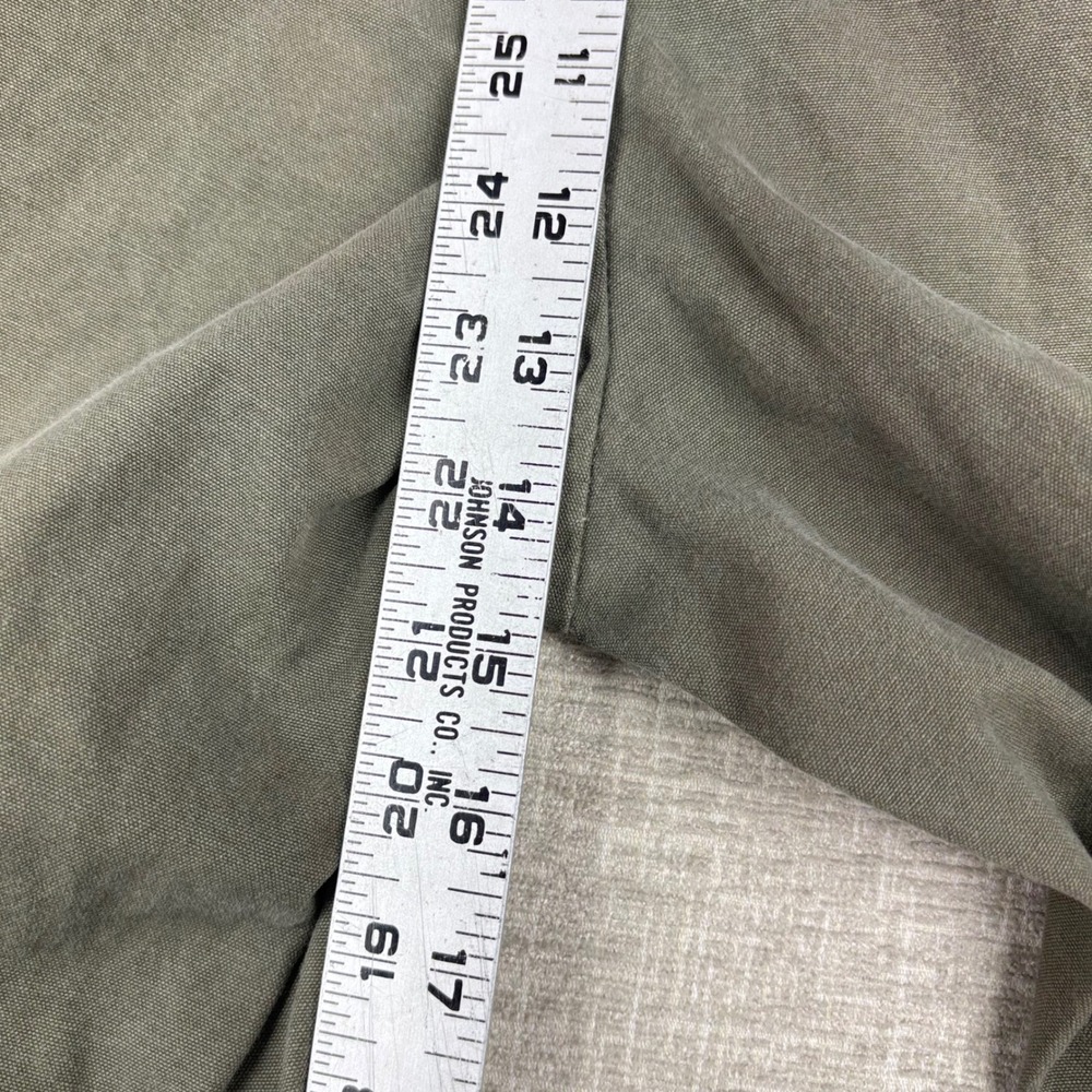Gander Mountain Mens 36x30 Convertible Cargo Pants Olive Green Y2K Zip Off Leg - Picture 7 of 9